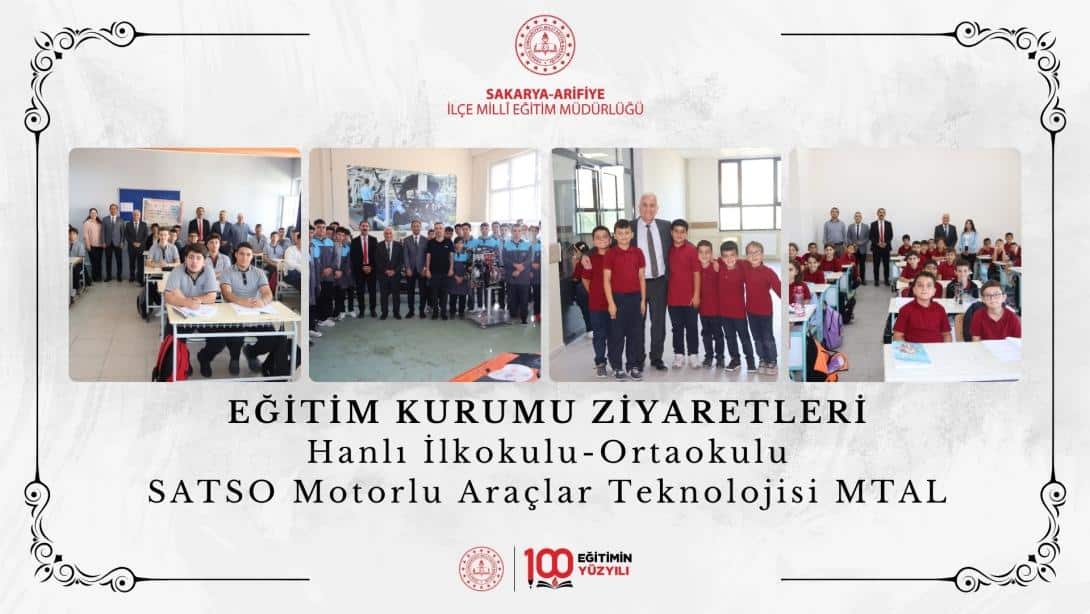 İlçe Milli Eğitim Müdürümüzden Eğitim Kurumlarına Ziyaret