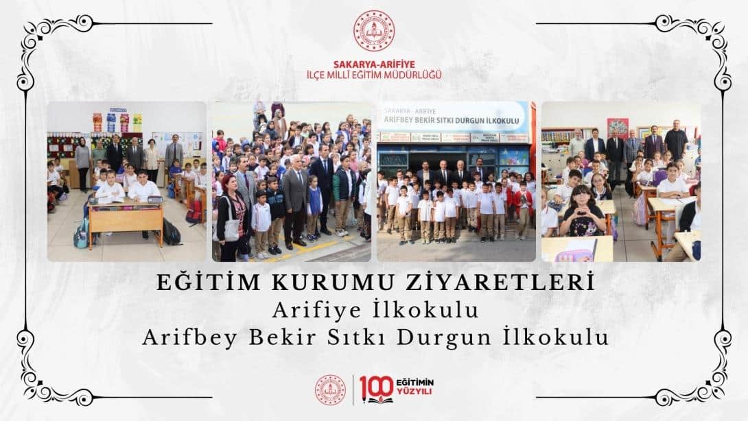 İlçe Milli Eğitim Müdürümüzden Eğitim Kurumlarına Ziyaret